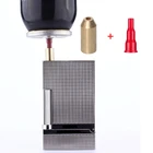 Многоразовая медная насадка для заправки газа и пластиковая Бутановая насадка, набор адаптеров для Dupont L2, ремонт зажигалки, надувной газовый аксессуар