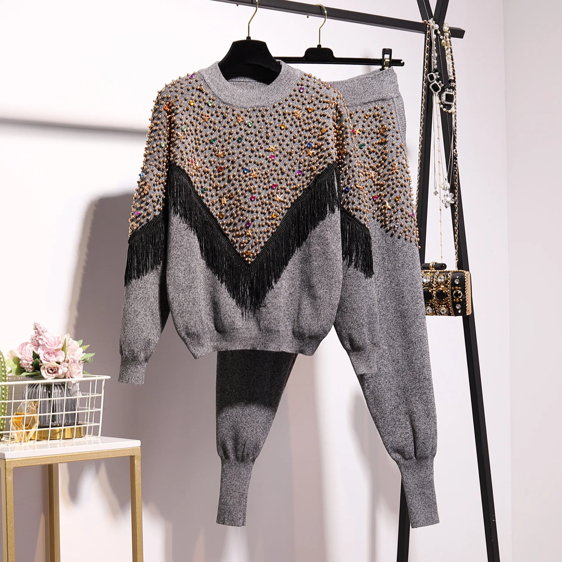 В европейском стиле высокого качества Женская обувь для отдыха костюм осень