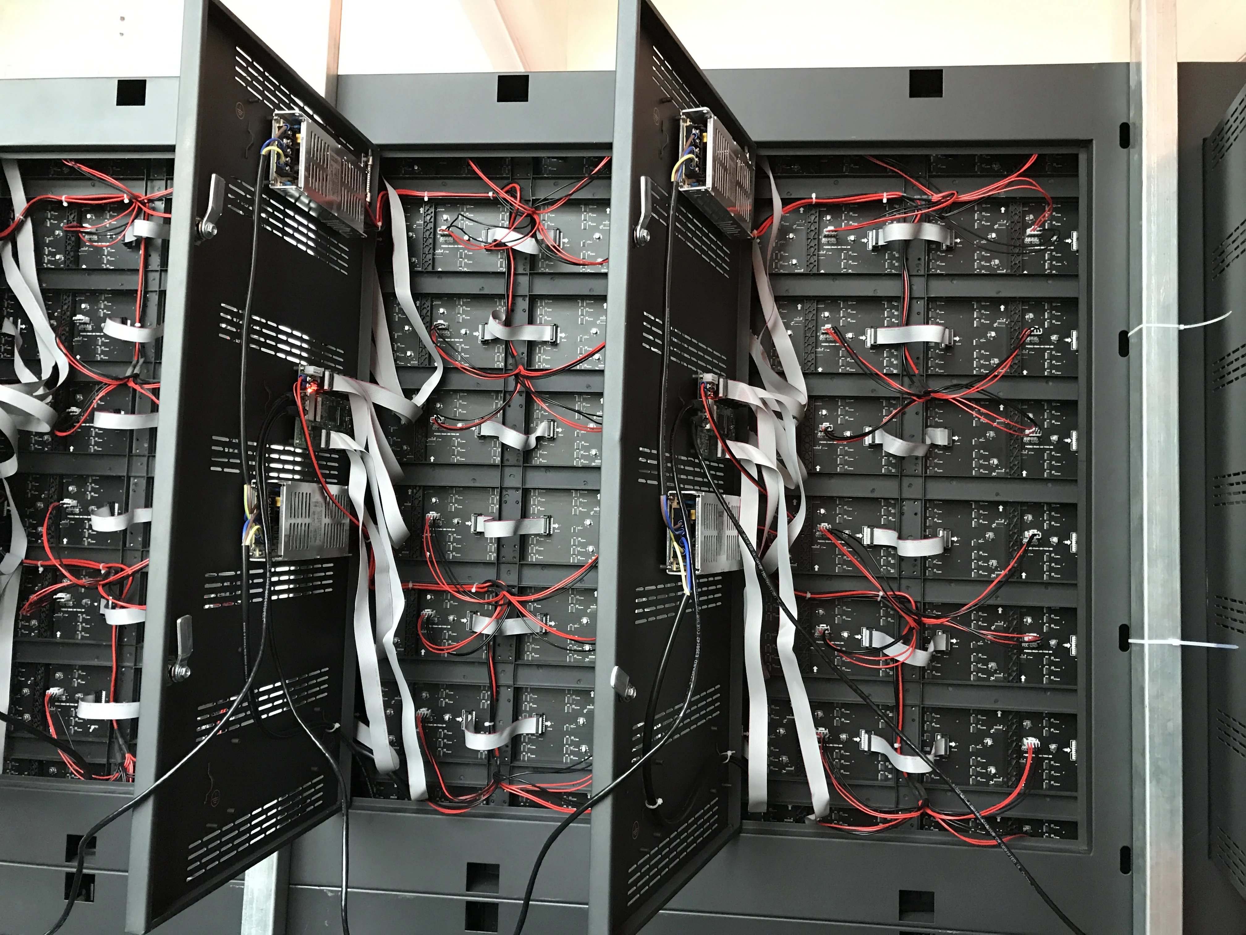 P10 светодиодный модуль 32*16 RGB матричный полный Цвет Панель открытый Дисплей