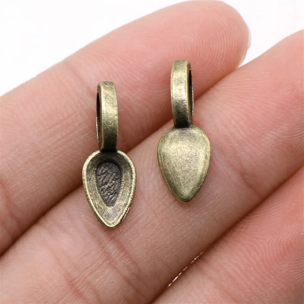 Оптовая продажа ювелирные изделия лот античная бронза цвет 20x7 мм круглые бусины