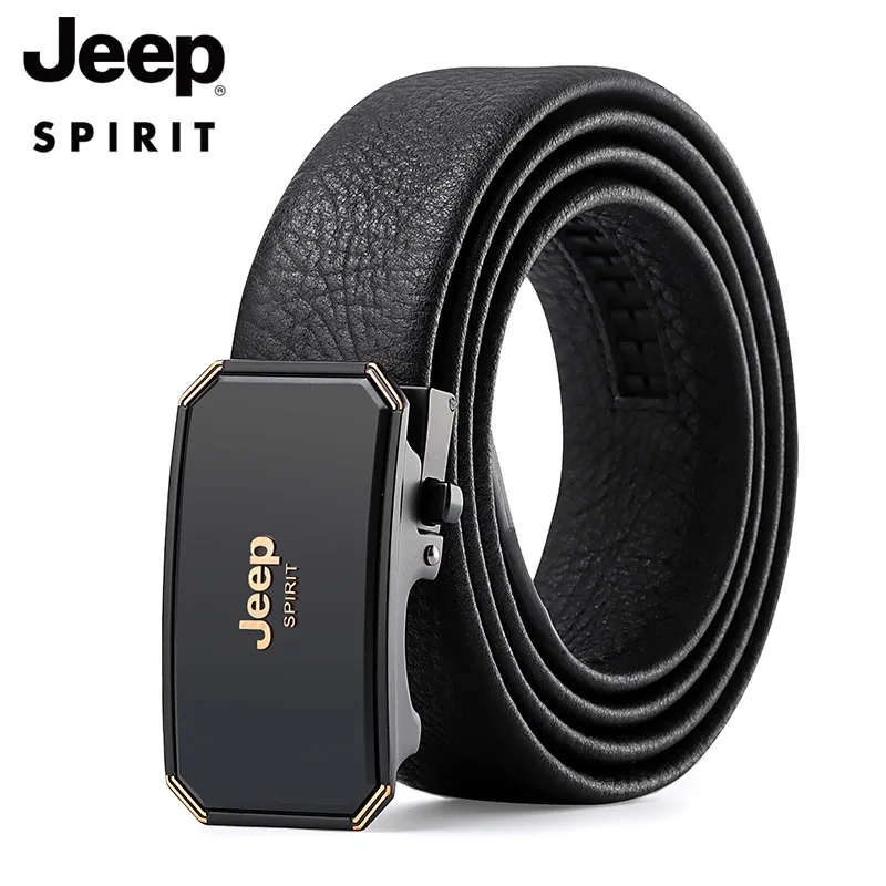 

Ремень мужской из воловьей кожи, простой модный дизайнерский деловой пояс с автоматической пряжкой из сплава