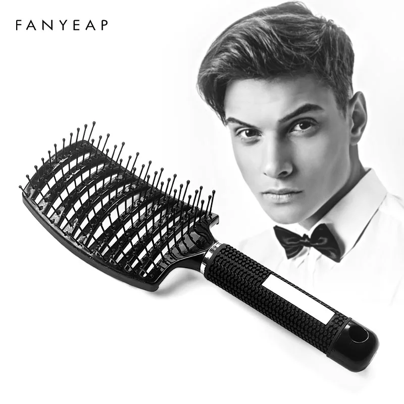 Щетка для волос массажная Расческа кожи головы щетка с нейлоновой щетиной