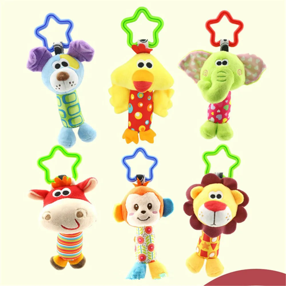 1 шт. детские погремушки игрушки из хлопка детская коляска кроватка подвесные