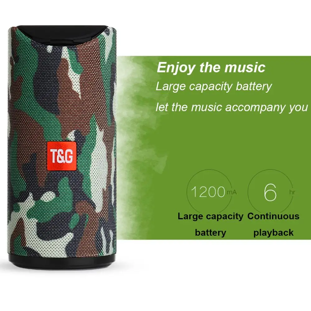 Bluetooth Колонка 50 # TG117 водонепроницаемая Портативная Беспроводная колонка с