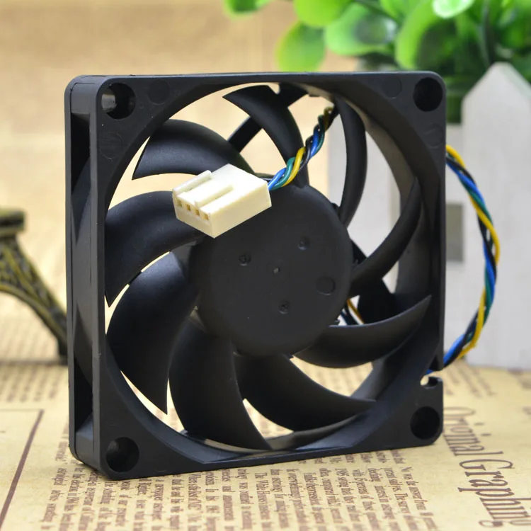 

Delta 7cm 7015 Afb0712vhb 4-Wire PWM Automatic Temperature Control CPU Cooling Fan