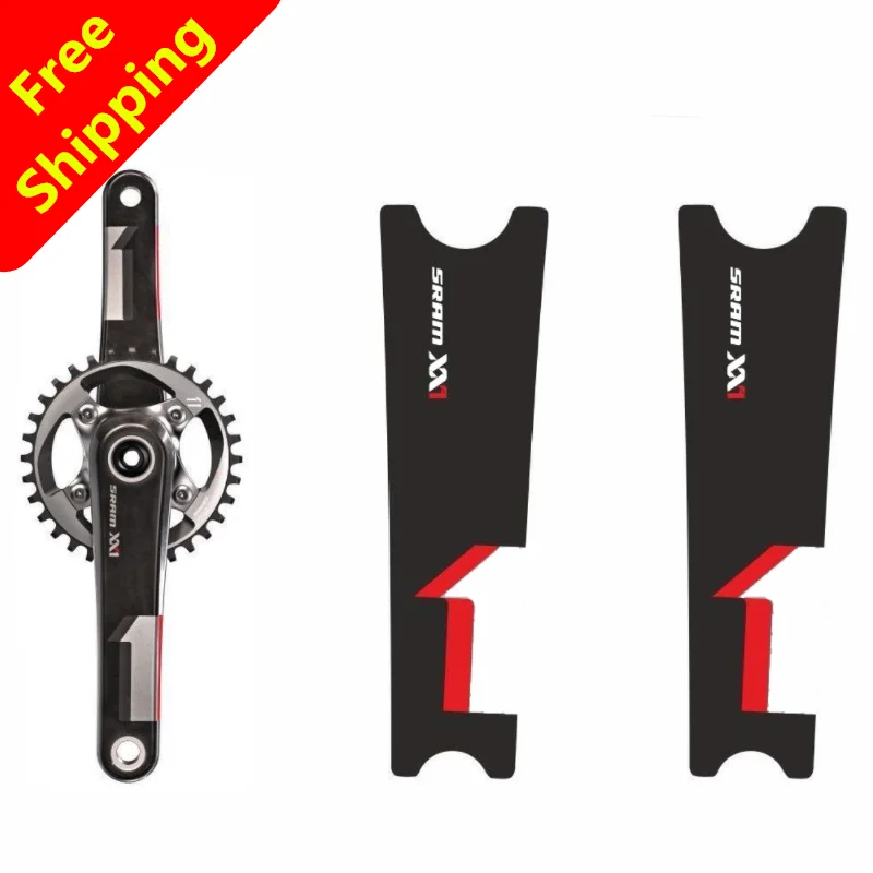 

Mountain bike crank arm Stickers for XX1 free shipping racing cycling accessories decals bicycle wheel Stickers Free Shipping