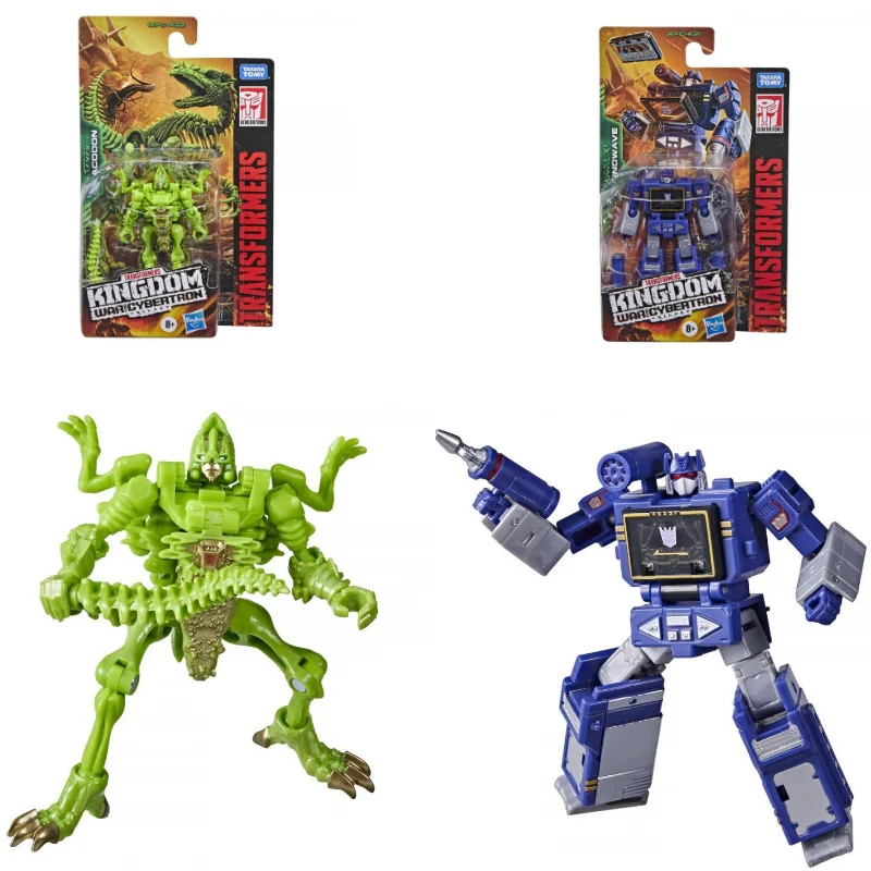

Hasbro Transformers Generations War for Cybertron: Kingdom Core Class WFC-K21 WFC-K22 Dracodon Soundwave Action Figure Model Toy