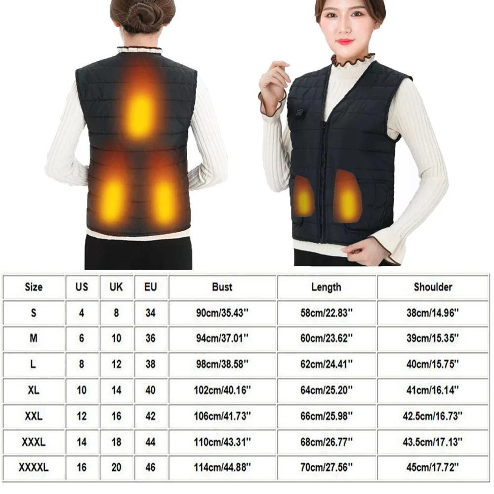 Free Shipping 2020 New Heating Vest 5 Pieces 3 Gears Adjustable Film Electric Clothes | Спорт и развлечения