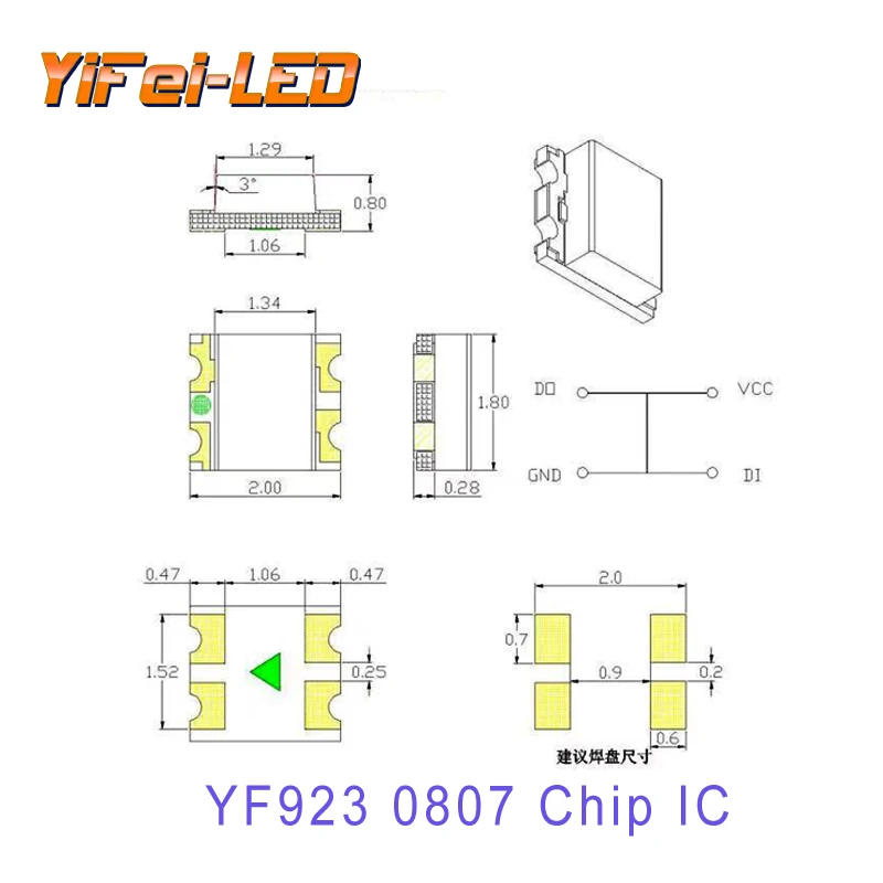 

10 ~ 1000 . WS2812B (4 ) 5050 RGB SMD / 5