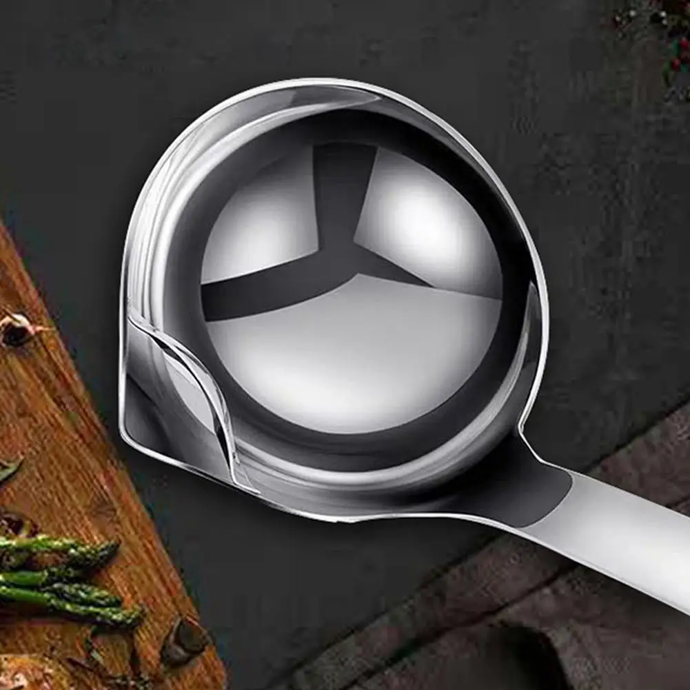 

Stainless Steel Spoon Cocina Filter Grease Colander Spoon Soup Oil Separation Cooking Gadgets Kitchen Utensil Accessories
