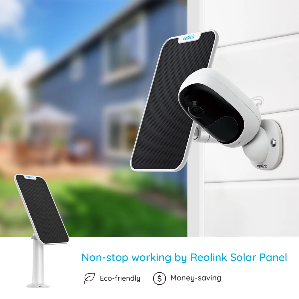Reolink 1080P WiFi IP камера безопасности Argus 2 Аккумуляторная батарея с солнечной панелью