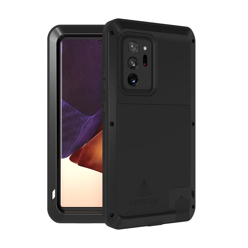 

Металлический водонепроницаемый чехол для Samsung Galaxy Note 20, Ультра чехол, ударопрочный 360 полноразмерный защитный армированный чехол для Samsung ...