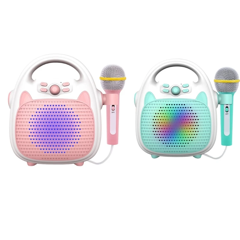 

Kids Portable Singing Machine Toddler Girls Bluetooth Speaker with Microphone Gift for Boys Girls Age 3 ~12 Years Old