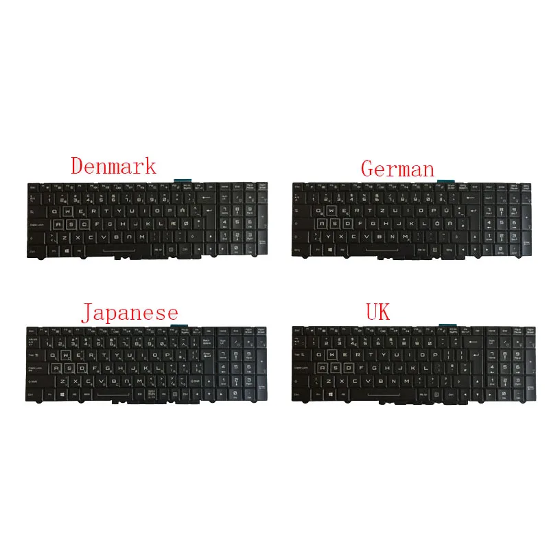 Новая клавиатура для ноутбука Clevo P750ZM G P751ZM P750DM P770DM