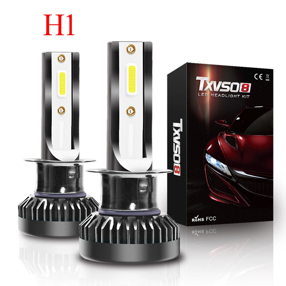 H1 Led Head светильник s Mini 6000K 80W 12V 8000LM автомобисветильник пы Car Lamp Auto Lamp|Передние