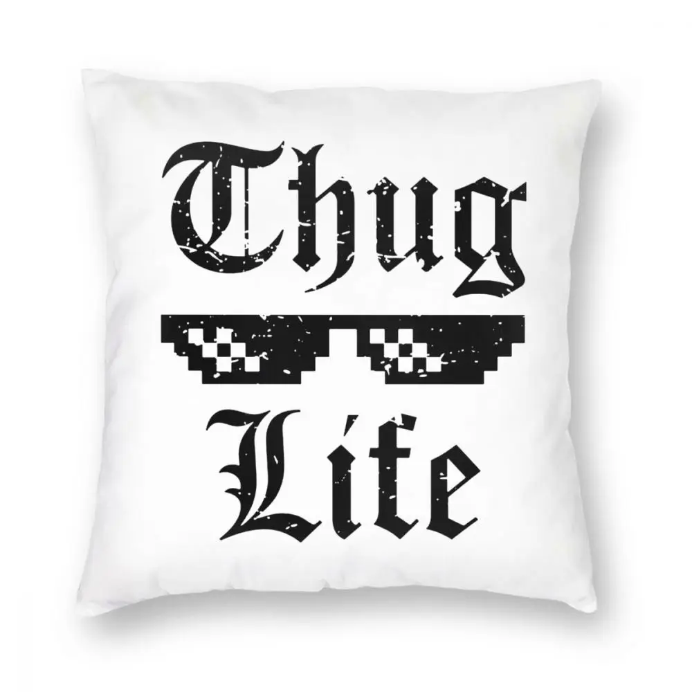 Квадратные наволочки для подушек с узором Thug Life декоративный чехол спальни