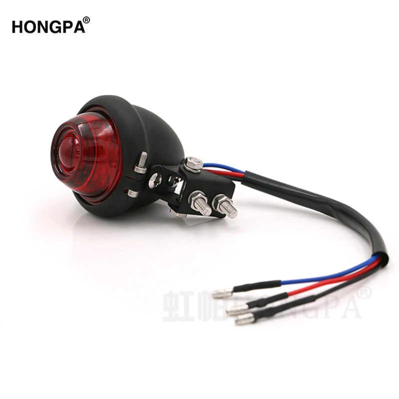 Для Harley Chopper Bobber Кафе Racer мотоцикл задний Регулируемый Стоп светильник лампа 2