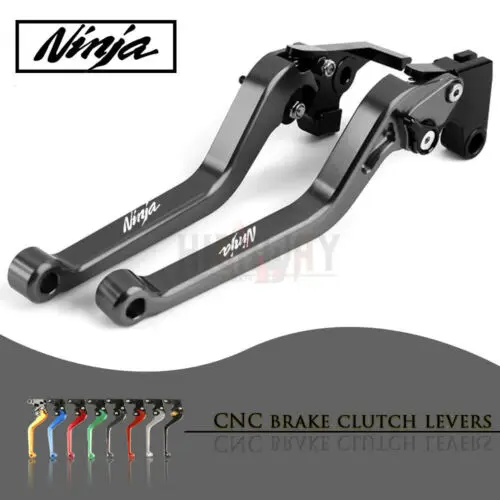 

Motorcycle Adjustable Brake Clutch Levers CNC Aluminum Long Brake Clutch Levers for KAWASAKI NINJA 650R/ER-6F EX650 2017-2019