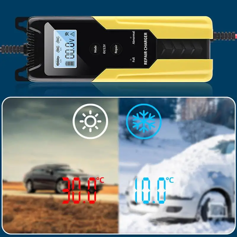 Автоматическое автомобильное зарядное устройство 6 В/12 В 1 шт. для мотоцикла с