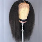 Курчавые прямые передние парики на сетке, Длинные Синтетические волосы, парики Yaki на сетке спереди для черных женщин, парик для повседневной носки, волосы из термоволокна