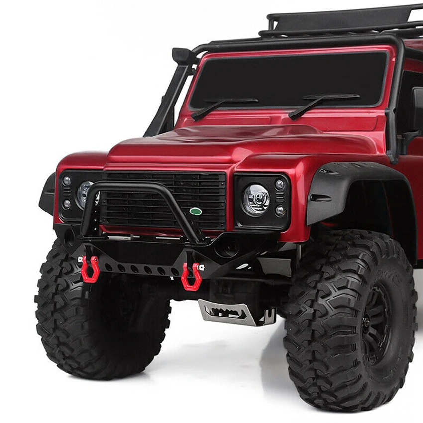 

Metal Front Bumper with Led Lights for 1/10 RC Crawler Axial SCX10 90046 SCX10 III AXI03007 TRX-4