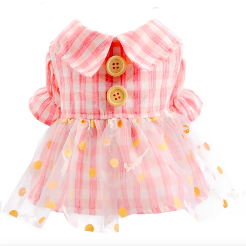 Кружевная юбка для маленьких принцесс милая летняя одежда собак и кошек милых