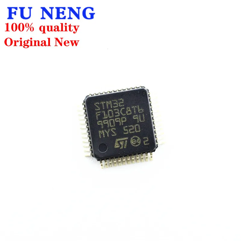 

(5-10 шт.) 100% Новый чипсет STM32F103C8T6 STM32F 103C8T6 QFP-48