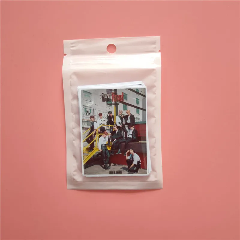 Альбом для детей 16 шт./компл. Kpop Stray Double Knot LOMO Card все члены открытка фото веера