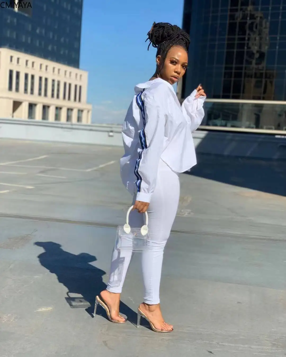 Весна 2020 женские зимние блузки рубашки с длинным рукавом одноцветные