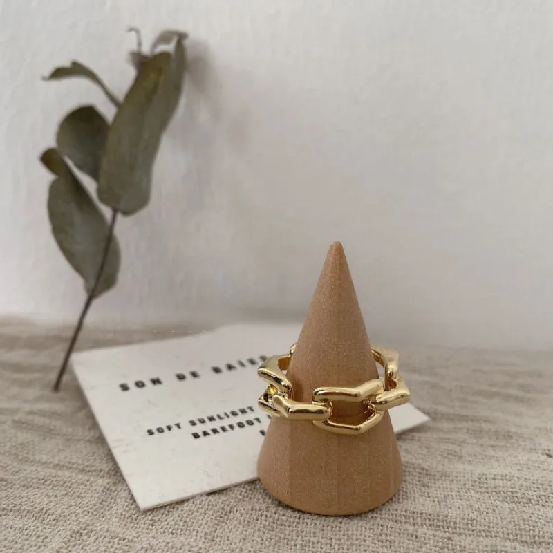 

Fashion ring INS Fashion French gold-plated creative geometric elegant party jewelry ladies gifts
