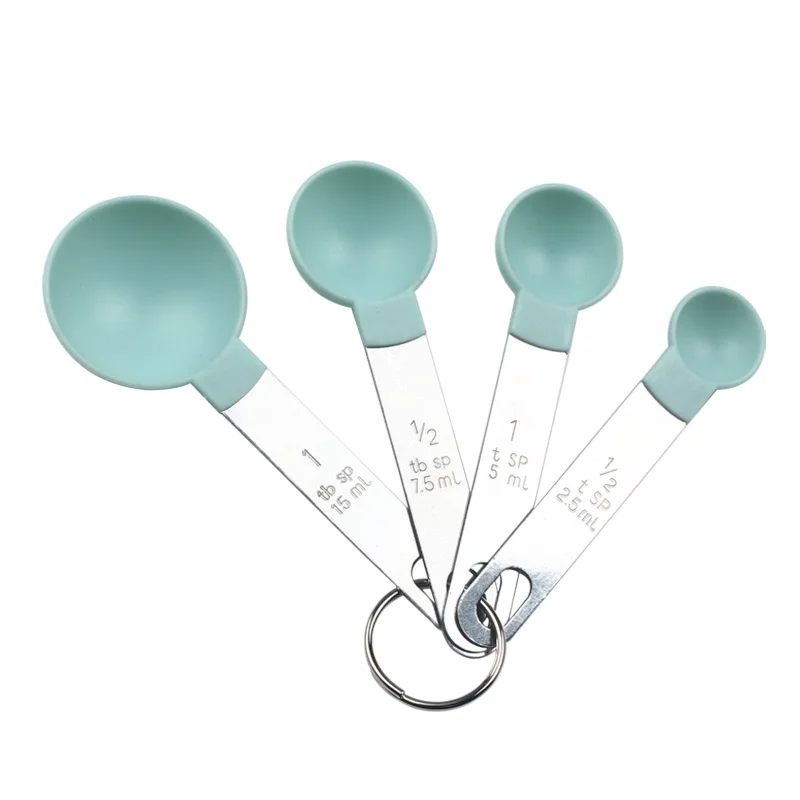 

Kitchen Measuring Spoon Stainless Steel & Plastic Measuring Spoon Coffee Sugar Cake Baking Flour Measuring Cups Kitchen Gadgets
