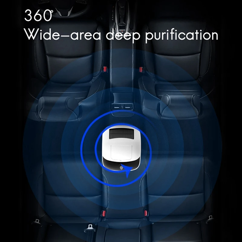 

Car Universal Solar Powered Car Negative Ion Diffuser Automatic Air Purifier Vehicle Phone Holder Charger Mist Maker