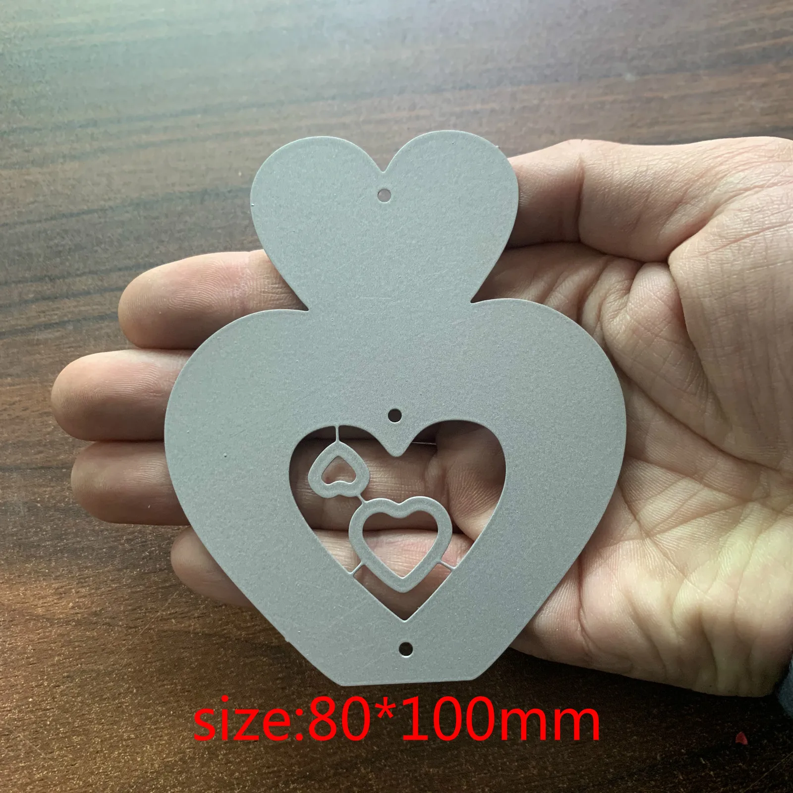 Любящее сердце Милая коробка для сладостей металлический Трафаретный вырубной