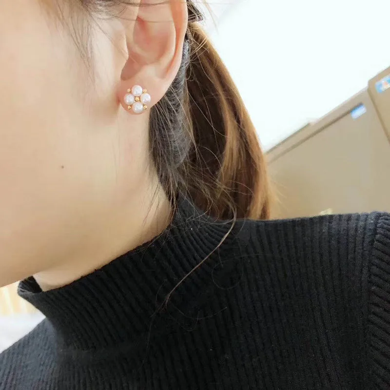 

Genuine 18K Yellow Gold Earrings Ear Hook Ear Line Earring Blank Bracket DIY For Women Earring Jewelry Accessories Bijoux