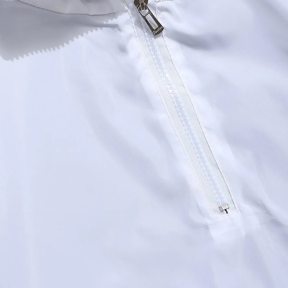 ZAFUL Мужская цветная Толстовка в полоску с надписью сбоку быстросохнущая