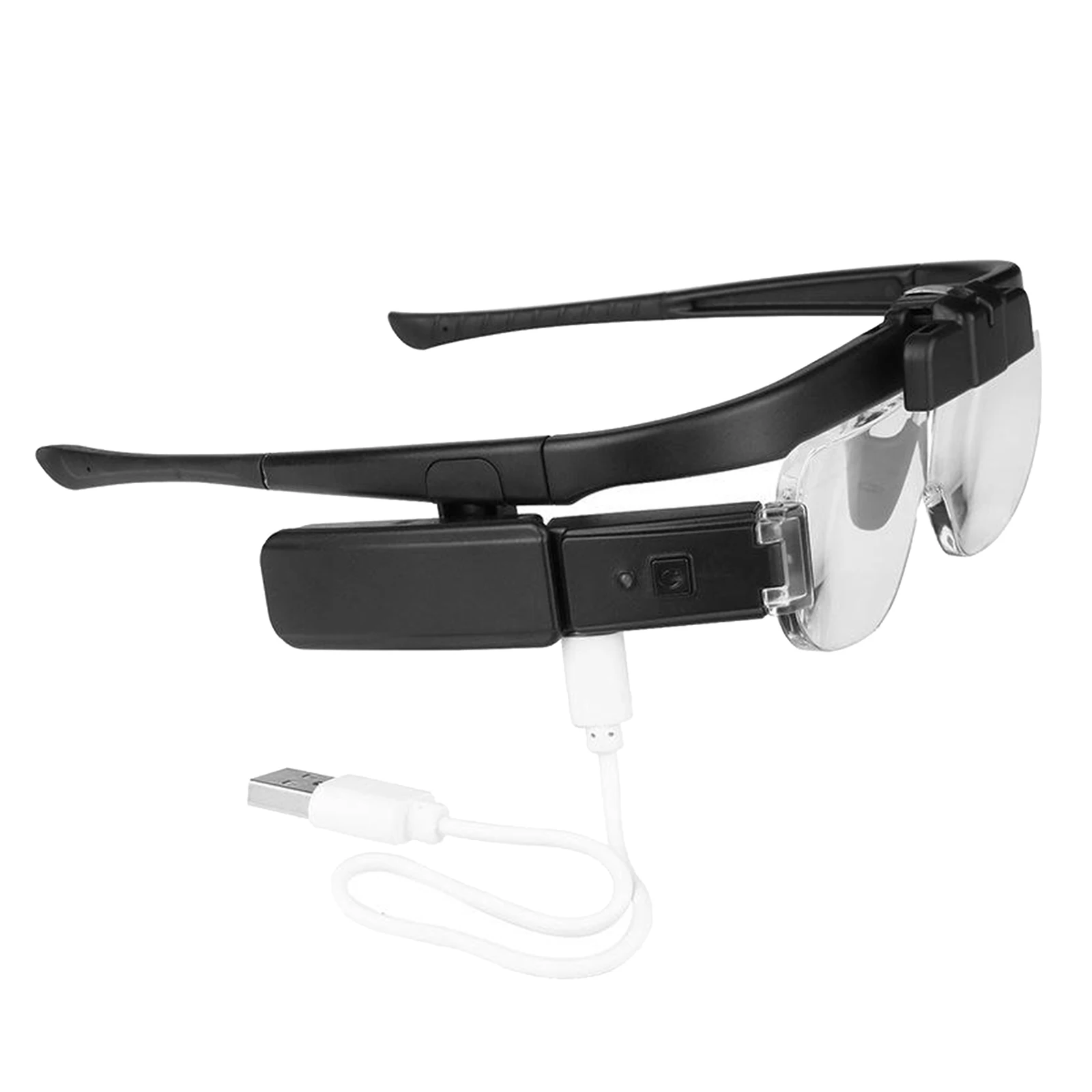 

Magnifying Glass 1.5X,2.0X,2.5X, 3.5X,4.0X and 4.5X LED USB Rechargeable Headband Magnifying Loupes with Light