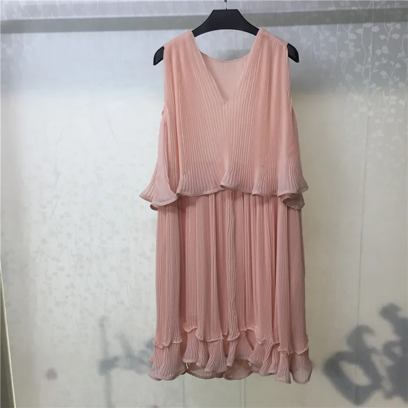 Женское летнее Мини Платье С v образным вырезом без рукавов женское платье 2018