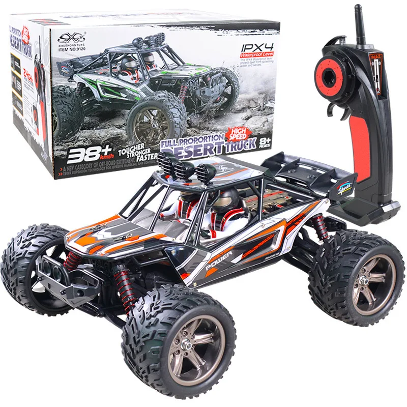 Гоночный автомобиль на радиоуправлении высокоскоростной Багги 2 4 ГГц с большой