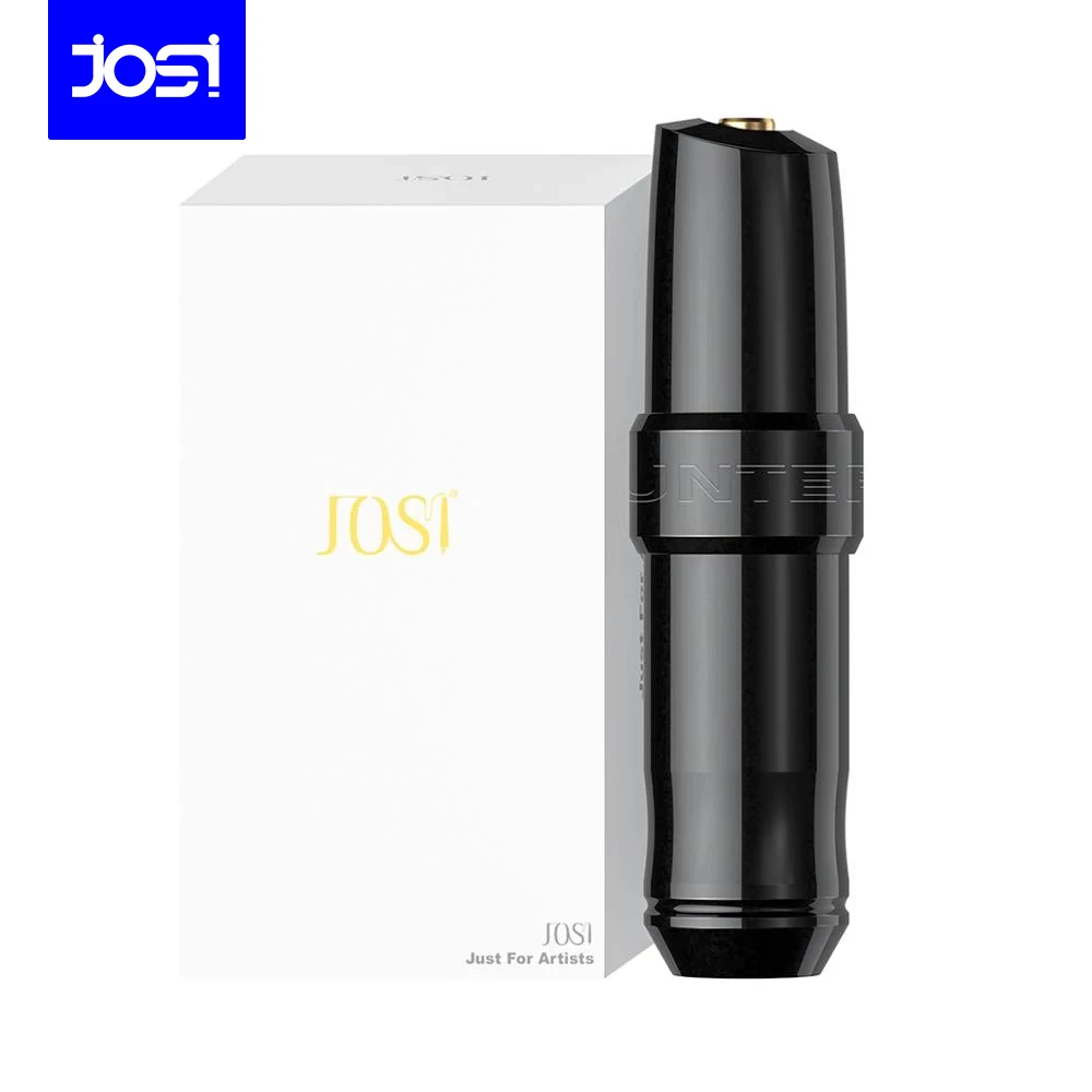 JOSI Professional Hunter Wireless Tattoo Machine Pen Customized 10W Coreless Black Precision RCA Motor Tattoo Machin Pen