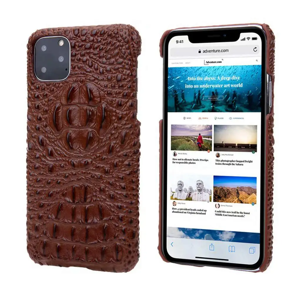 Новейший чехол из натуральной кожи для iPhone XSMAX XR XS X 8 7 Plus роскошный 3D Жесткий с