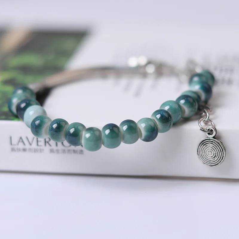 Женские керамические браслеты ручной работы сделай сам ретро браслет из сплава в