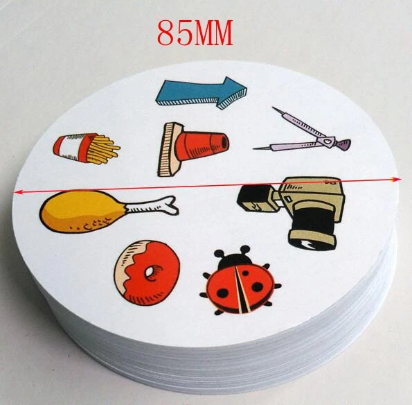 Настольные игры большой размер 85 мм мини-стиль 55 карт для детей Классическая