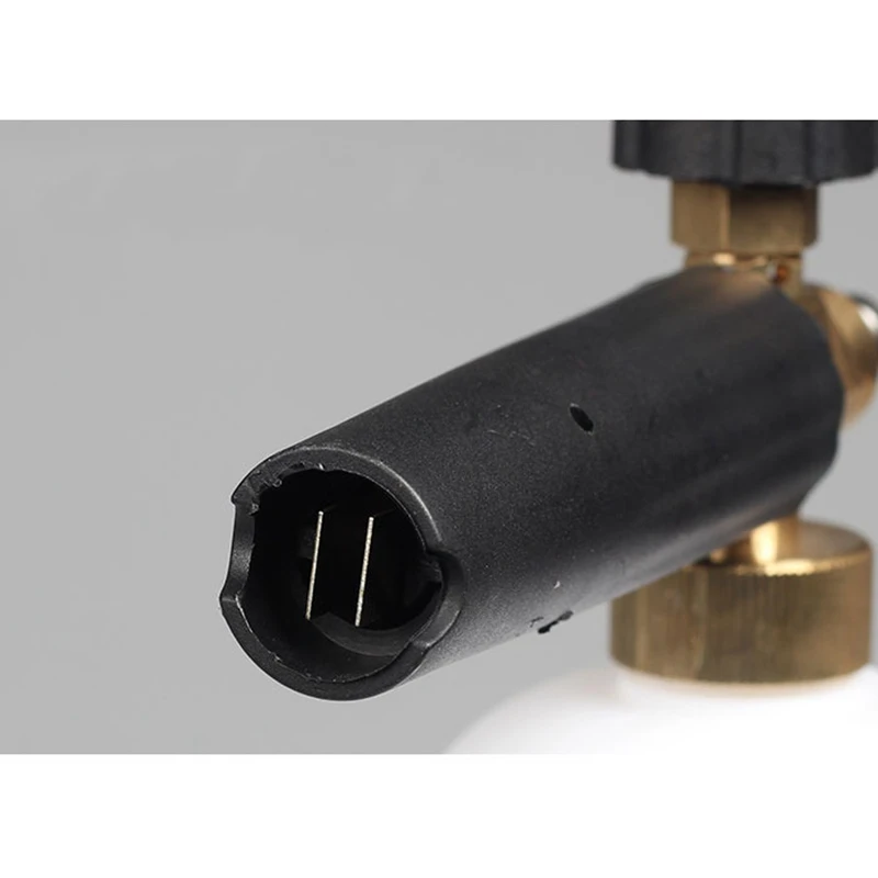 

Pressure Washer Snow Foam Lance, Pressure Washer Soap Sprayer for Karcher K Pressure Foam Gun- Brass Adapter