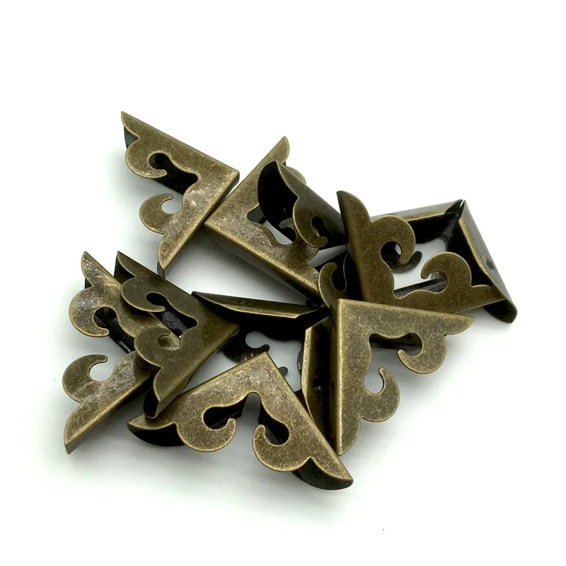 

Металлические углы для книг, скрапбукинга, фотоальбомов, меню, металлические протекторы, украшения «сделай сам» SC090, 20 шт., 28x28x9 мм