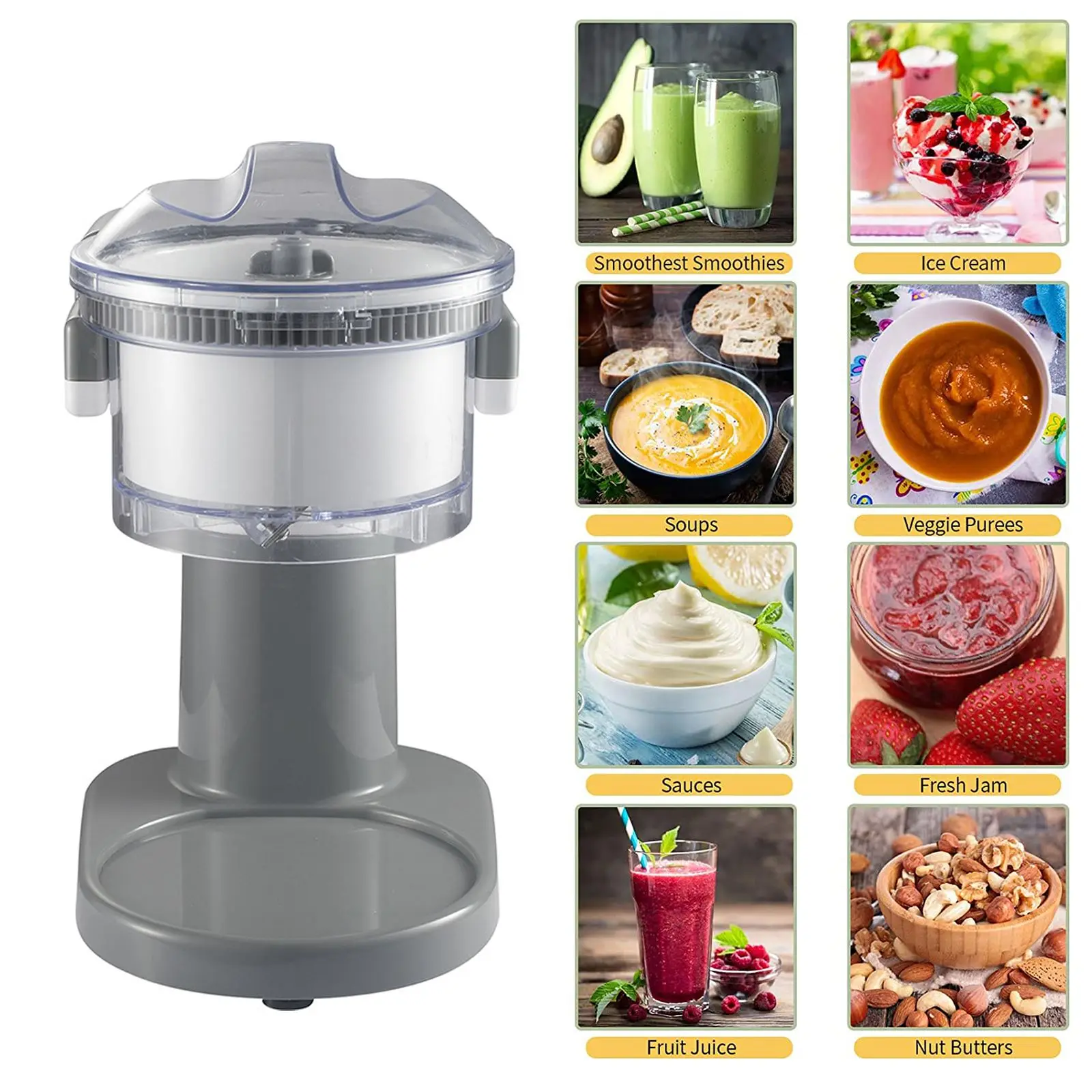 

Portable Ice Crusher Cutter Chopper Grinder Crank Machine The Ice-Breaker Is A High-Quality Shredder