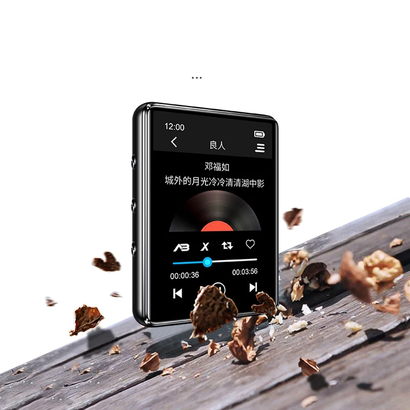 Полноэкранный Bluetooth 5.0mp3 плеер X60 MP4 с сенсорным экраном 1 8 дюйма Built in Speaker радио