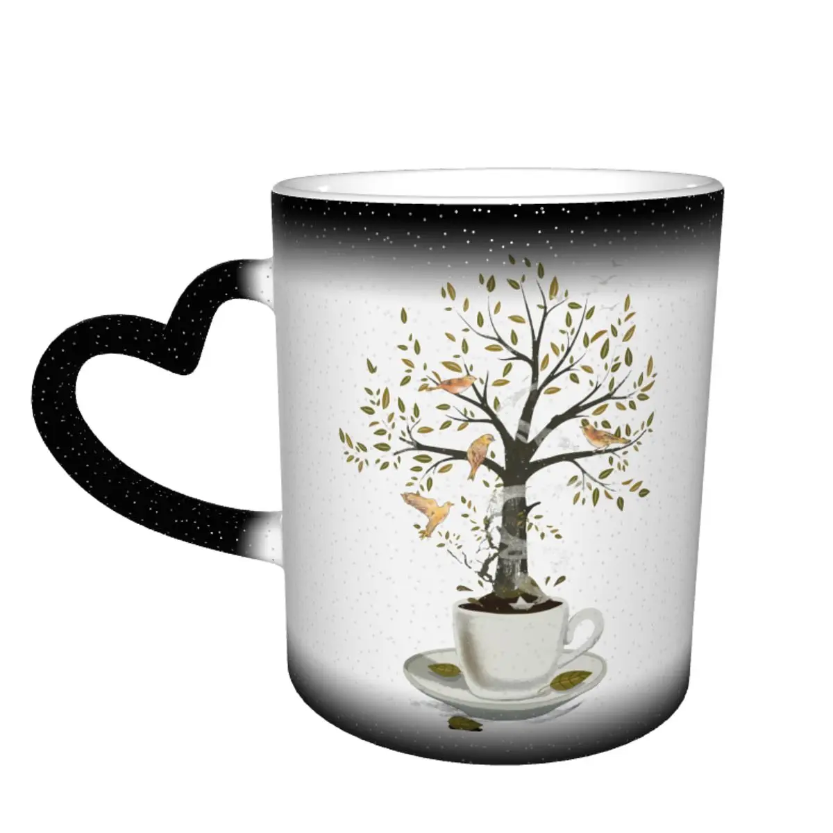 

Coffee Mug Chat The Changes Color Mug Creative Kawaii Porcelain Cups