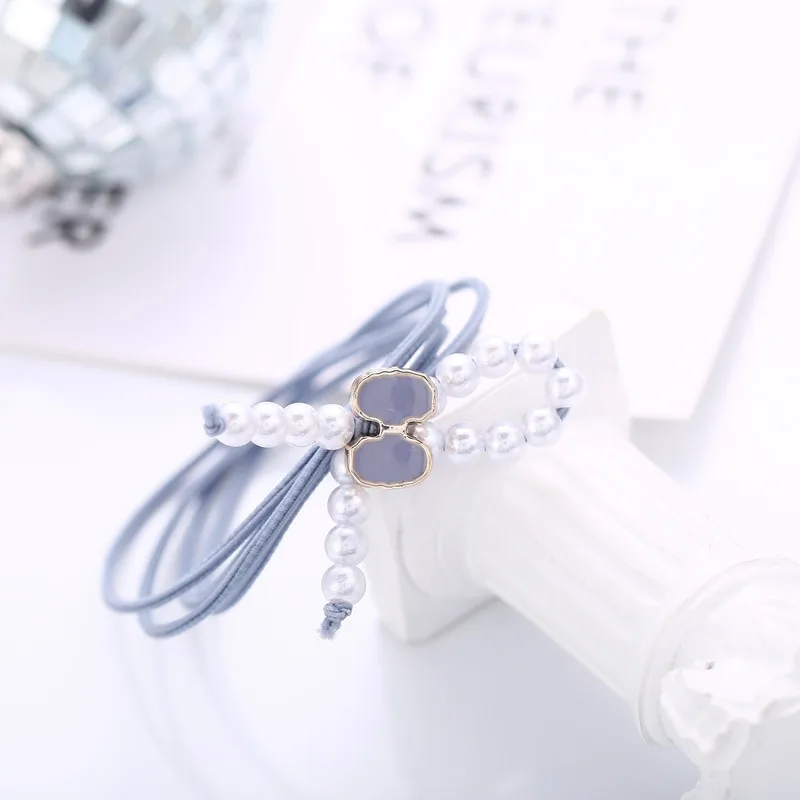 Жемчужная резинка для волос в комплекте Обложка из сплава повязка на голову