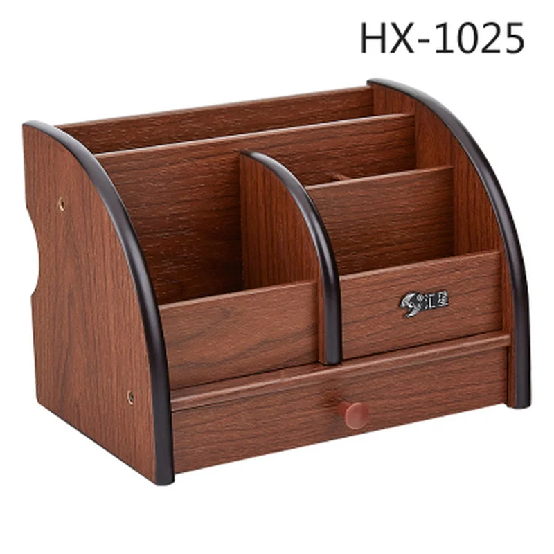 Многофункциональный деревянный ящик для хранения Настольный Органайзер