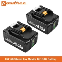 3 04 06 09 0 ah lithium ion rechargeable replacement for makita 18v battery bl1850 bl1830 bl1860 lxt400 cordless drills l50